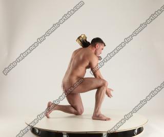 2020 01 MICHAEL NAKED MAN KNEELING POSE WITH GUNS (16)